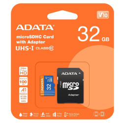 SD CARD 32GB Adata Mikro SD s adaptérom SD CARD 32GB Adata Mikro SD s adaptérom