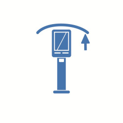 Entry PS114.STE Strieška pre platobnú stanicu Entry PS114.STE Strieška pre platobnú stanicu